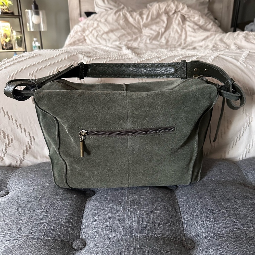 •NEVER USED• The Sak Los Feliz Moss Suede Hobo Bag - Picture 3 of 11